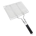 thumbnail image 1 of Cesta para barbacoa, estante para parrilla plegable con asa, cesta para parrilla para barbacoa, cesta para verduras caseras, filete de fiesta, 1 of 8