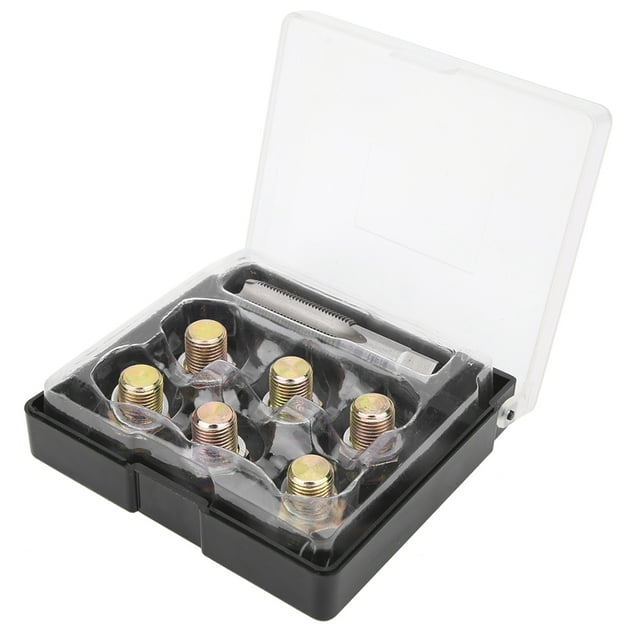 Plug Tap Thread Repair Kit Oil Drain Plug Tap Plug Tap Thread M13 Automotive Threading Tools M13 X 1.25MM Oil Drain Plug Tap Thread Repair Kit Oil Pan Screws Rethread Tool