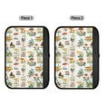 thumbnail image 6 of Uorisanigo Cartoon Mushroom Seatbelt Cushion Soft Comfort 2-Pack Seat Belt Shoulder Strap Covers Harness Pad Flannel Seatbelt Covers Universal Fit Seatbelt Cover Car Truck SUV, 6 of 7