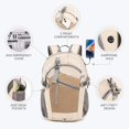 thumbnail image 4 of Mochila de Senderismo MELOLILA 20L para Mujer y Hombre con Bolsillo Removible, 4 of 9
