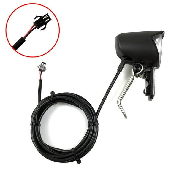 Ana E-Bike Led Headlight 6V 12V/24V/36V/48V/60V Bicycle Light Waterproof Front Headlight SM Plug Waterproof Plug Connector 2 Pins