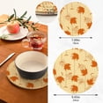 thumbnail image 3 of SKYSONIC Maple Leaves Fall Pot Holders Trivets, 2 Pcs Heat Resistant Trivets,Autumn Vintage Cotton Thread Weave Mats for Hot Pads Pans Pot Bowl Teapot for Kitchen Decor, 3 of 7