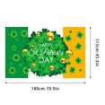 thumbnail image 3 of AYktou St Patricks Day Decorations,Spring Decor,St Patrick's Day Flags Double Printed Banner Shamrocks Hat Gold Coins Luck Green Yard Sign Trefoil Poster Photo Irish Holiday Decorations The Flags, 3 of 5