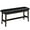 Black + Brown, variant on Dining Bench, Bamboo Dining Room Bench with PU Leather Upholstered Seat, for Kitchen, Living Room, Hallway, Kitchen, Entryway, Beige and Brown CE13CD01