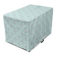 thumbnail image 1 of Damask Dog Crate Cover, Flowers in Pastel Colors Intricate Ornaments Pattern, Easy to Use Pet Kennel Cover Small Dogs Puppies Kittens, 7 Sizes, Blue Grey Multicolor, by Ambesonne, 1 of 6