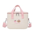 thumbnail image 4 of AMLESO Laptop Bag Insulated Box Food Containers Keep Warm Bento Storage Bag and pink, 4 of 8