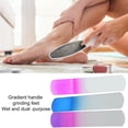 thumbnail image 3 of dianhelloya Foot File Tender Feet Dead-skin Remover Glass Foot Rasp Hard Skin Callus Remover Pedicure Tools Gradient Color, 3 of 7