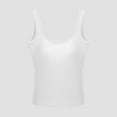 thumbnail image 2 of Posijego Women's Ribbed Tank Tops Running Workout Camisole Tops Built in Bra Athletic Yoga Tanks Shirt, 2 of 5