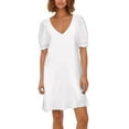 thumbnail image 1 of Elegante traje con falda larga: escote cuadrado, bolsillos laterales, vestido formal para bodas y fiestas., 1 of 4