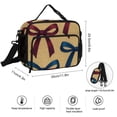 11.8×9.6in Large Capacity Rectangular Lunch Bag Durable Storage ...