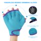 thumbnail image 3 of Guantes de natación webbed Uxcell Guantes de natación Guantes de fitness acuático Guantes de aeróbic Azul/Púrpura 1 par, M, 3 of 6