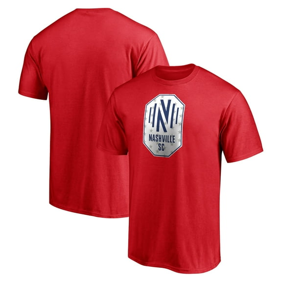 Men's Red Nashville SC Red White and Team T-Shirt