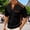 M10-Black, variant on Mens Tops Arrival Large Checkered T Shirt Contrasting Color V Neck Short Sleeve Breathable Simple Clothing L Black