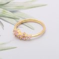 thumbnail image 5 of UIONEN Pink CZ Rings for Women Sterling Sivler S925 Band Size 8, 5 of 5