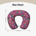 thumbnail image 5 of Disketp Summer Flamingo Travel Pillow Memory Foam Neck Pillow Support Pillow for Camping, Sleeping Rest Cushion Airplane Pillow, 5 of 8