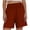 Red, variant on Lmnyox Shorts for Women Casual Basic Elastic High Waist Lounge Shorts Solid Color Fashion Loose Summer Shorts with Pocket