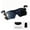 Black Frame / Gray Lens, variant on Polarized Cap Clip Sunglasses, Flip-Up UV400 Outdoor Visor Lens with 360° Adjustable Clip for Fishing, Cycling, Hiking & Driving, White Frame / Clear Lens