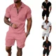 thumbnail image 1 of Conjunto De Playera Tipo Polo Y Short Bermuda Moda P/hombre, 1 of 8