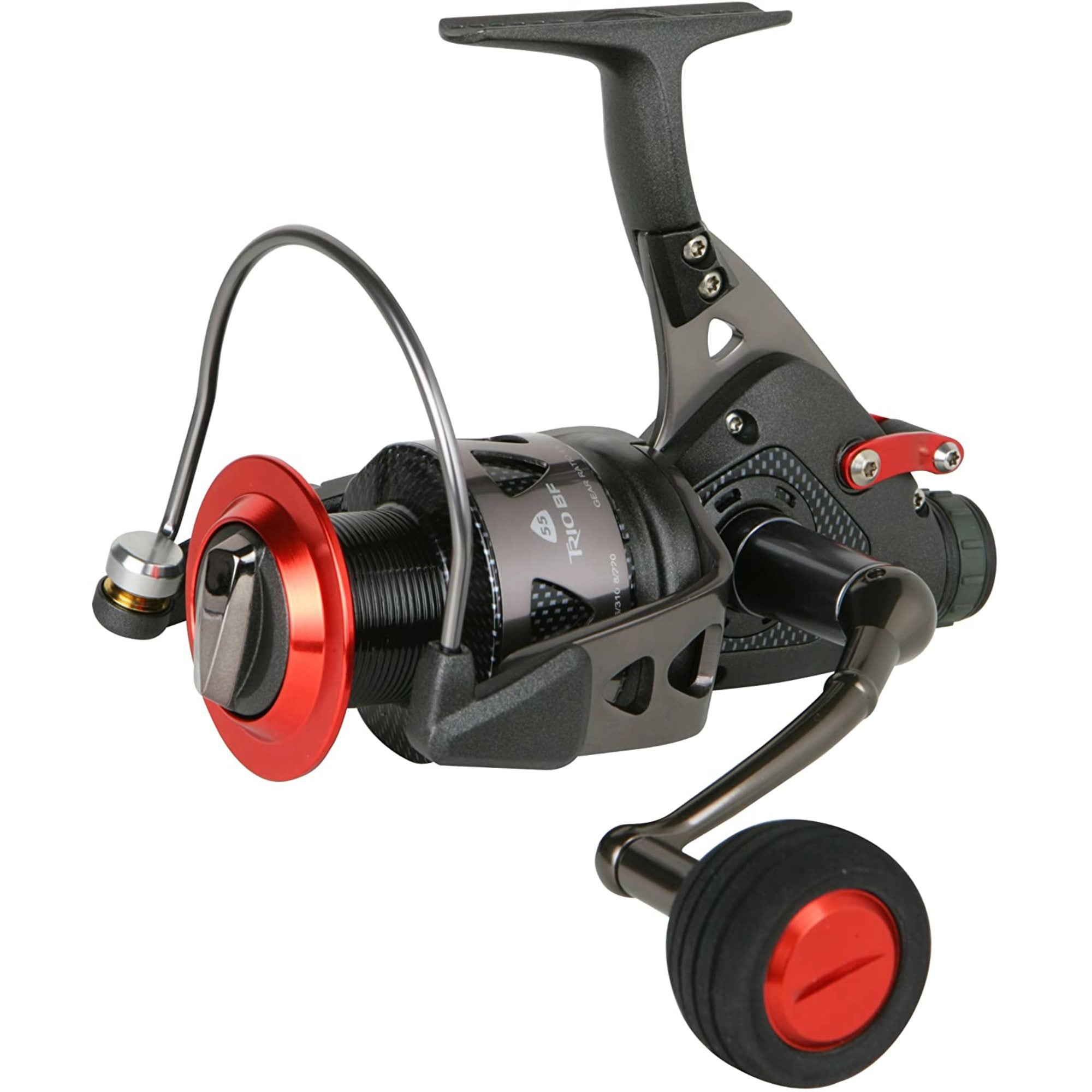 harga okuma trio high speed spinning reel Okuma Trio Baitfeeder Spinning Reel, 9+1 Ball Bearings, 5.0:1, 10 lbs/190  yds, Size 40