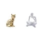 thumbnail image 1 of Estatua De Gato, Figura Decorativa, Escultura Animal, Arte, Artesanía, Adorno, Pensador Abstracto, Decoración Para Chimenea, Mesa, Sala De Estar, Estante, Oficina, Librería, 1 of 8