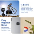 thumbnail image 6 of Ourlife Magnetic-Mount Mini Security Camera, Rechargeable, App Monitoring, Motion Detection, Night Vision, Black, 1-Pack, 6 of 12