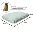 thumbnail image 2 of Japanese Pet Bed, Ocean Illustration Curvy Rippled Aqua Bubbly Sun and Rays, Chew Resistant Pad for Dogs and Cats Cushion with Removable Cover, 24" x 39", Sky Blue White, by Ambesonne, 2 of 4