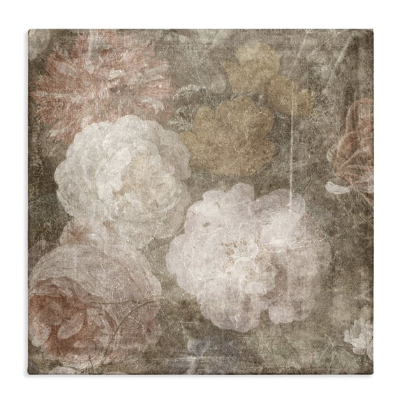 Stupell Industries Shabby Chic Vintage Peony Blooms Canvas Art, 36 x 36, by LSR Design Studio