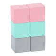 thumbnail image 1 of Bloques de construcción de juguete TRENDBOX, 6 unidades, cubos de espuma blanda de 14 cm, 1 of 6