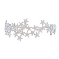 thumbnail image 1 of Bride Wedding Crystal Rhinestone Star Crown Hair Accessories for Women (White), 1 of 4
