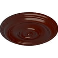thumbnail image 3 of Ekena Millwork 12"OD x 1"P Traditional Ceiling Medallion (Fits Canopies up to 2 3/4"), Hand-Painted Brushed Mahogany, 3 of 6