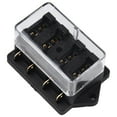 Car 4 Way Circuit Standard Ato Blade Fuse Box Block Holder 12V/24V+4