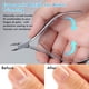 thumbnail image 3 of Cortador de cutículas profesional - Cortador de cutículas de acero inoxidable Cortador de cutículas profesional Tijeras para cutículas Tijeras Removedor de cutículas Herramientas de arte de uñas Ormromra HMHZ153-2, 3 of 6