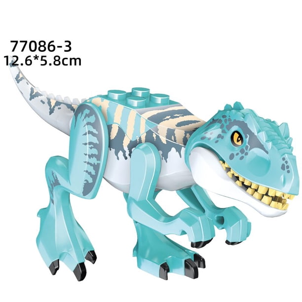 Bloques de construcción de dinosaurios jurásicos para niños, figuras de acción de Indominus Rex, modelos de Tiranosaurio, regalos para animales de juguete qym unisex