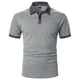 thumbnail image 1 of Gibobby Playera Polo Hombre Polo de Cubierta de Ajuste clásico Polo de Cubierta de Ajuste clásico para Hombre(Gris,M), 1 of 5