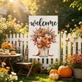 thumbnail image 4 of Fall Cross Pumpkin Garden Flag for Outside 12x18 Inch | Weather Resistant, Double-Sided Small Yard Flag, Features Pumpkins Religious Cross for Outdoor Seasonal Fall Decor (B), 4 of 6