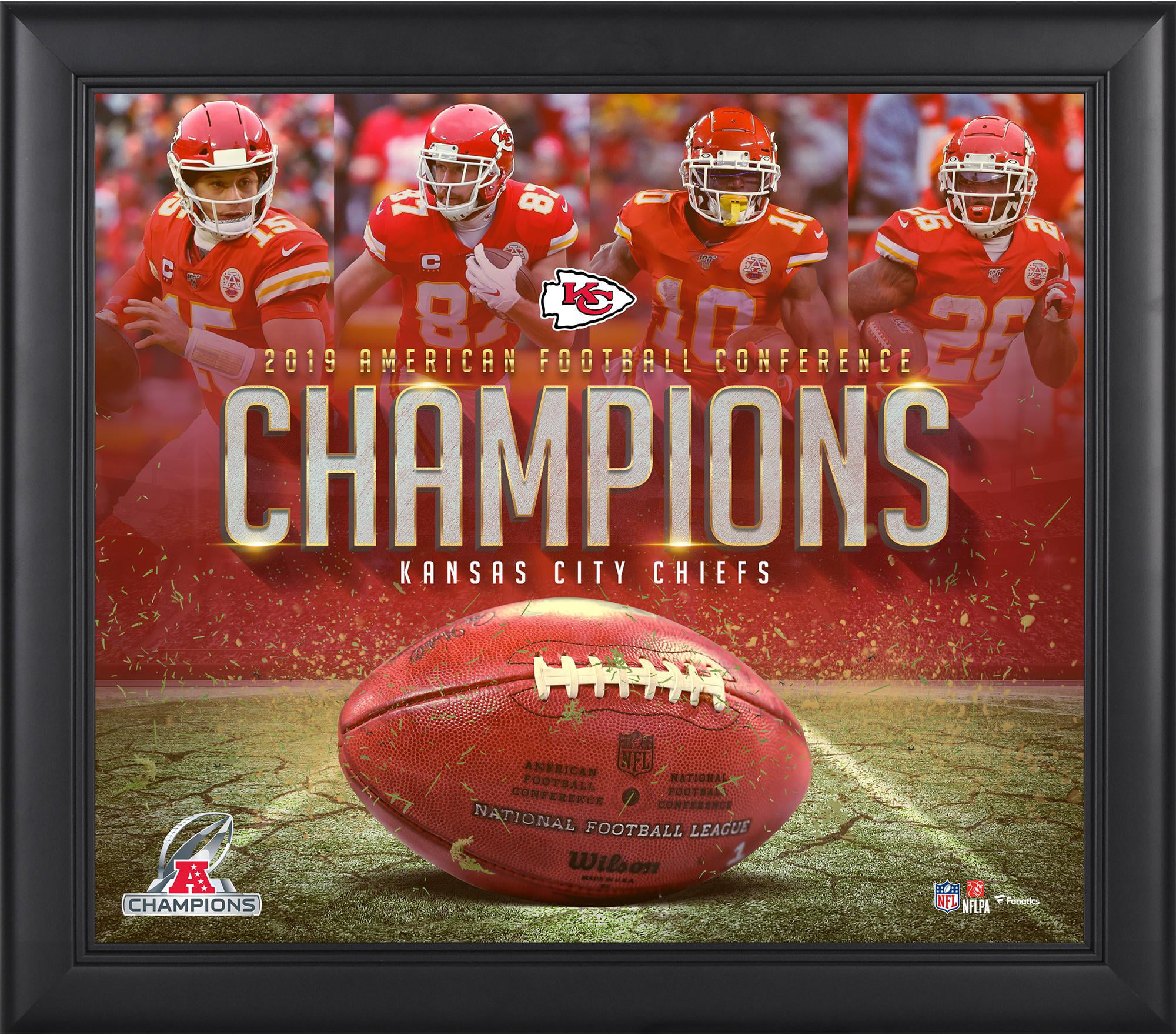 Kansas City Chiefs Collage Framed Super Bowl 54 