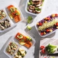 thumbnail image 5 of Food Storage Containers with Lids, 24 Pack, 32 oz, 12 Single and 12 3-Compartment Meal Prep Containers, BPA Free, Microwave Freezer Dishwasher Safe, 5 of 8