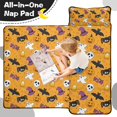 thumbnail image 4 of Colorful Halloween Pattern Toddler Nap Mats for Kids Preschool,51"x22" Sleeping Mat Bag or Kids,Toddler Sleeping Bag,Toddler Nap Mat or Daycare, 4 of 6