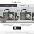 thumbnail image 2 of Stylish Dual Mount 31" Stainless Steel Single Bowl Kitchen Sink with 5 Accessories S-131W, 2 of 10