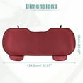 thumbnail image 3 of Unique Bargains Car Back Seat Cushion Wine Red Breathable PU Leather Universal Interior Seat Protector Mat Pad, 3 of 6