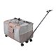thumbnail image 3 of Transportín con ruedas para perros y gatos, con capacidad para 2 gatos pequeños. Transportín portátil plegable con ruedas. Caqui, 3 of 9