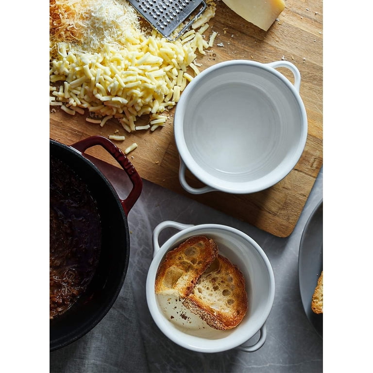Le Tauci 28-Oz Ceramic Soup Bowls With Handles, Set of 4 photo 8