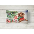 thumbnail image 2 of Carolines Treasures DAC1347PW1216 16 x 12 in. Unisex Dachshund Christmas Fabric Decorative Pillow, 2 of 4