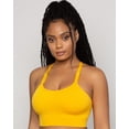 thumbnail image 2 of Smooth Seamless Comfort Wireless Longline Bra - Saffron, 2 of 7