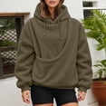 thumbnail image 7 of Women's Oversized Hooded Sweatshirt With Pet Pouch Front Pocket, Lined Pullover Hoodie For Small Dogs Cats And Daily Wear, 7 of 7