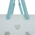 thumbnail image 2 of Portable Plastic Shower Caddy,Heart-shaped Hollow Out Tote Plastic Storage Basket with Handles for Bathroom,Pantry,Kitchen,College Dorm-Grey,1Pcs, 2 of 8