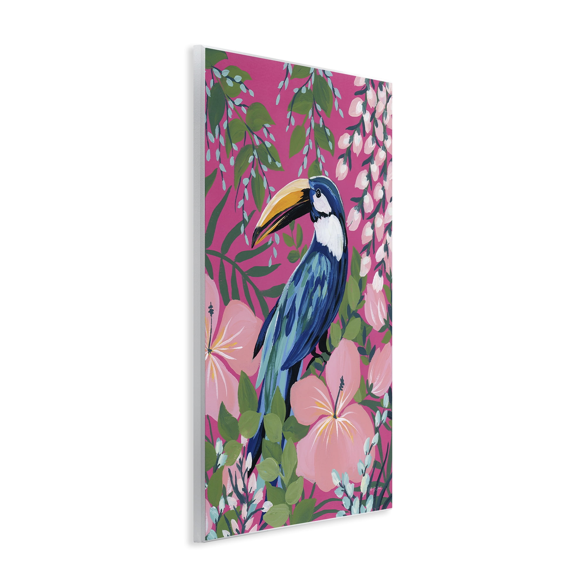 Stupell Industries Maximalist Toucan Pattern Animals & Insects Painting Unframed Art Print Wall Art, 13 x 19