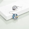 thumbnail image 3 of WINNICACA Elephant Sterling Silver with Blue Crystal Earrings Cute Animal Birthday Anniversary Mothers Valentines Day Gifts for Women, 3 of 6