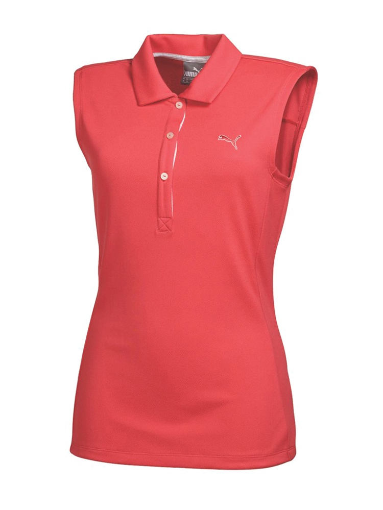 puma sleeveless golf shirt womens