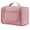 Dark Pink, variant on WANDF Large Hanging Toiletry Bag  for Women Travel Cosmetic Makeup Organizer Water-Resistant Shower Bathroom Bag for Ladies(Dark Pink)